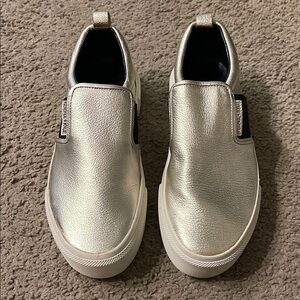 “Kendall & Kylie” Gold Slip-Ons
